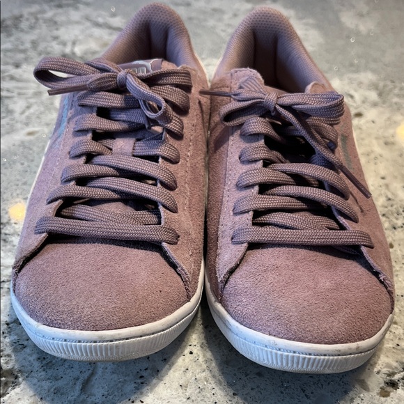 Puma Women's Sneakers - Mauve and White - Picture 4 of 9